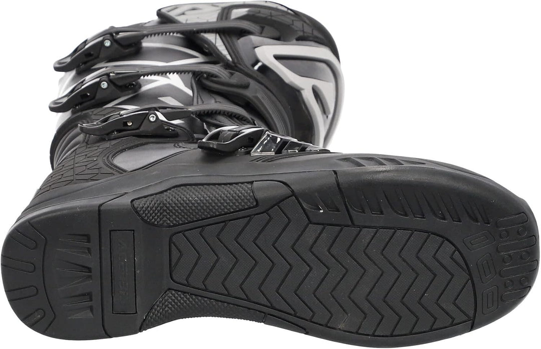 Acerbis Herren X-Team Stiefel 43 EU Schwarz, 43 EU Schwarz