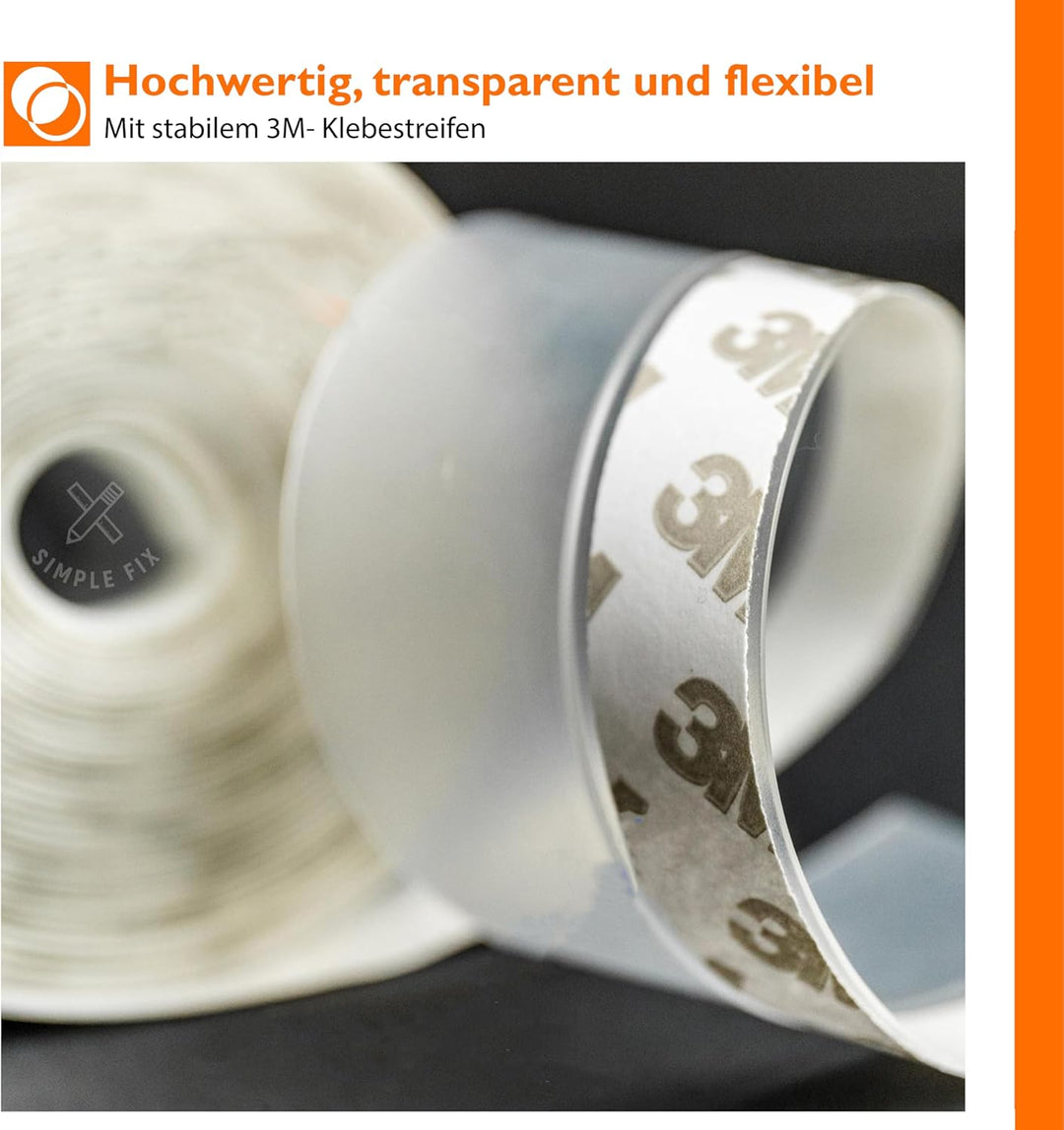 Zugluftstopper für Türen - 500 cm x 4.5 cm - Türdichtung - Zugstopper Haustür und Fenster, Windstopp
