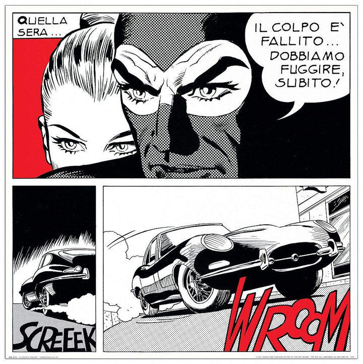 Artopweb TW02018 Astorina-Il colpo è fallito Dekorative Paneele, Multifarbiert, 50x50 Cm