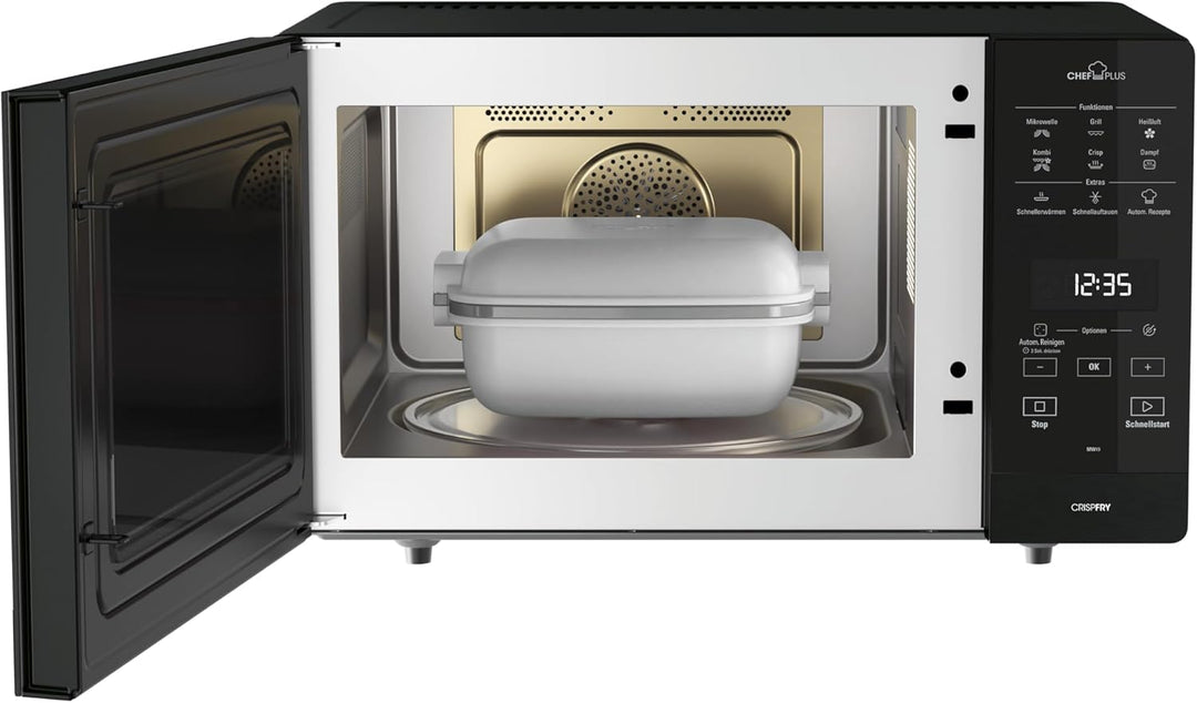 Bauknecht MW 49 BL Freistehender Mikrowellen Backofen/Mikrowelle 800 Watt/Quarz-Grill 900 Watt/Heiss
