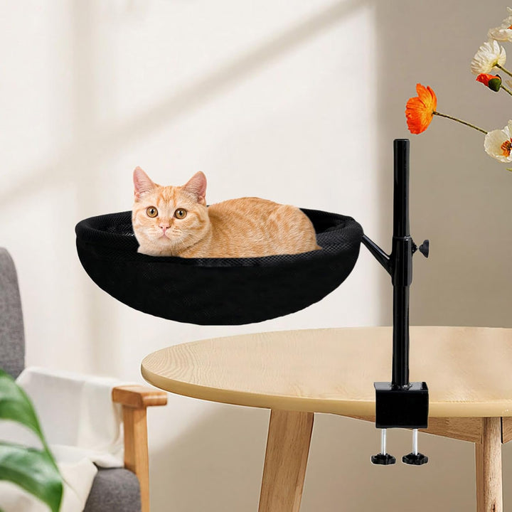 Generisch Katzen Schreibtisch Bett - Katzenbett Schreibtischaufsatz Sitzplatz - 360-Grad Drehbares N