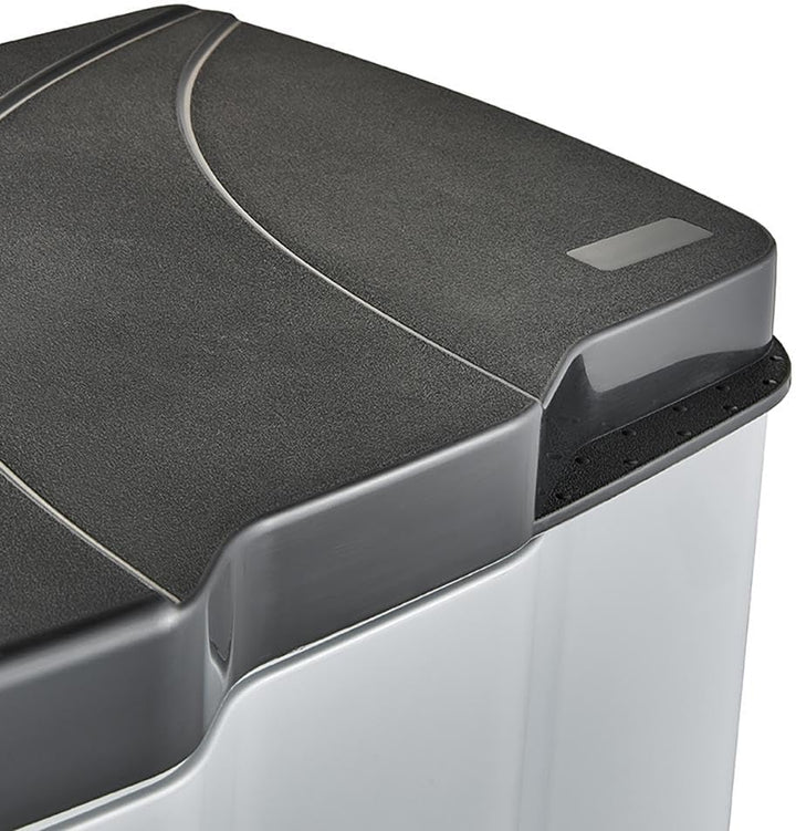 keeeper Treteimer mit 2 Abfallbehältern, 7 l + 15 l, Gunnar,