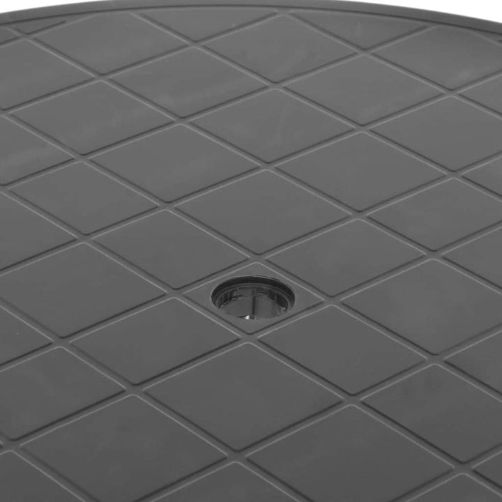 vidaXL Gartentisch Witterungsbeständig Terrassentisch Balkontisch Esstisch Bistrotisch Tisch Kunstst