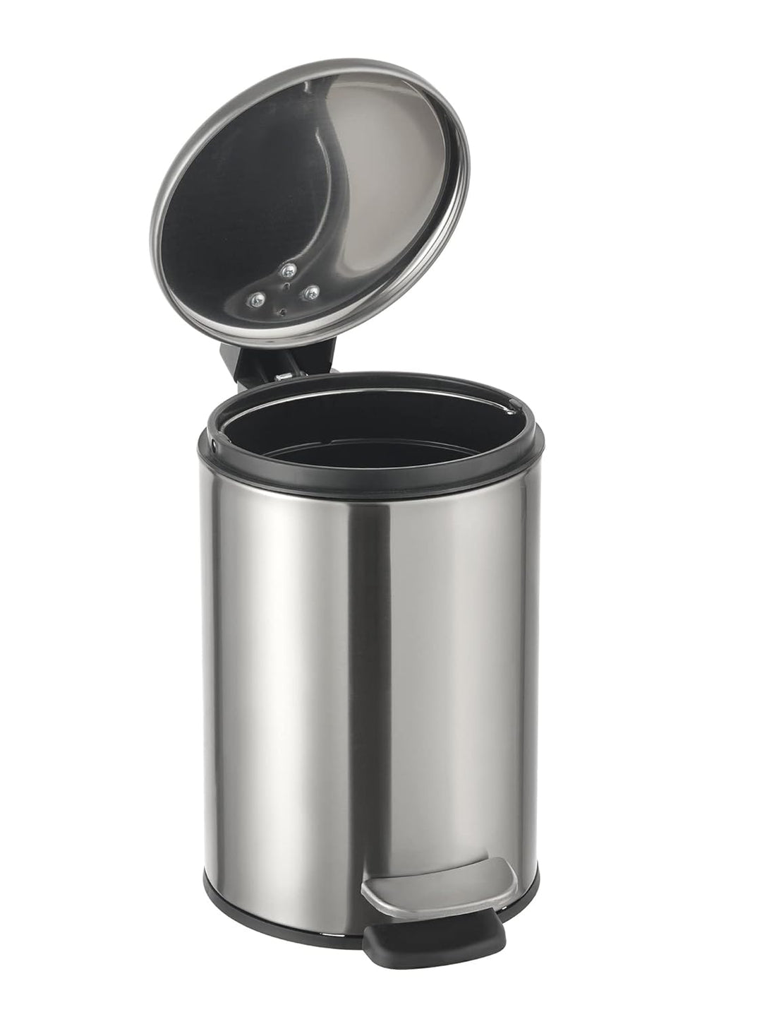 stardis 3 Liter Treteimer Edelstahl matt Anti-Fingerabdruck, Absenkautomatik Klappdeckel leise schli
