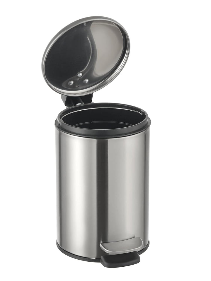 stardis 3 Liter Treteimer Edelstahl matt Anti-Fingerabdruck, Absenkautomatik Klappdeckel leise schli