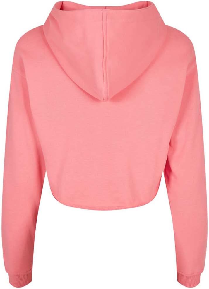 Starter Black Label Damen Kapuzenpullover Ladies Starter Cropped Hoody, Farbe pinkgrapefruit, Grösse