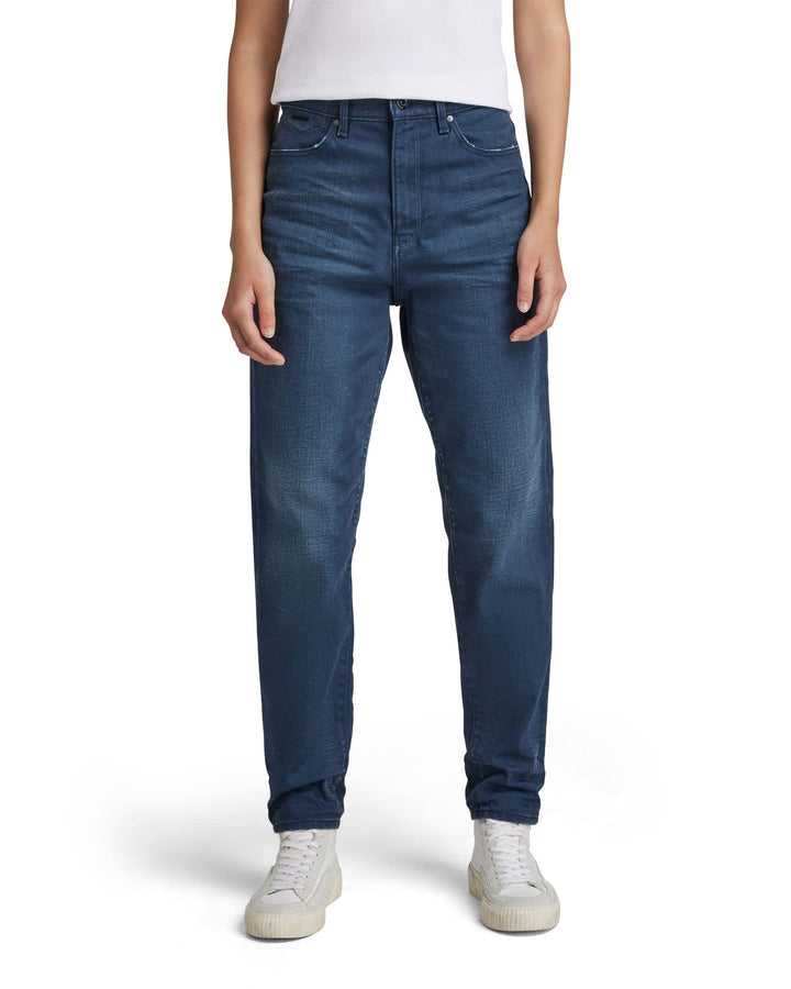 G-Star RAW Damen Janeh Ultra High Mom Ankle Jeans 26W / 30L Blau (Worn in Rivulet D16083-c048-c600),