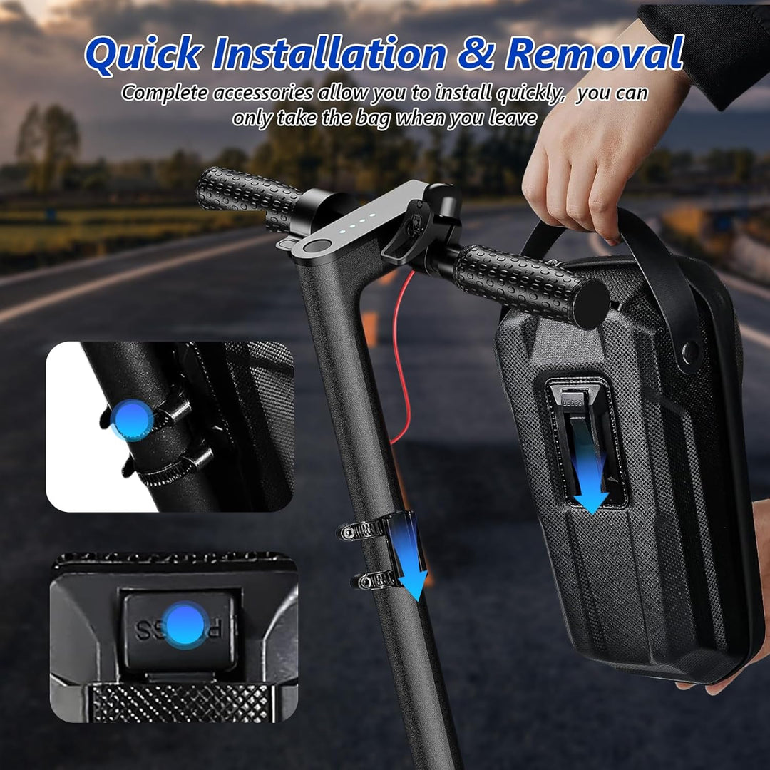 flintronic Scooter Tasche für Roller, 2L/3L Lenkertasche für Elektroroller wasserdichte, Vordertasch