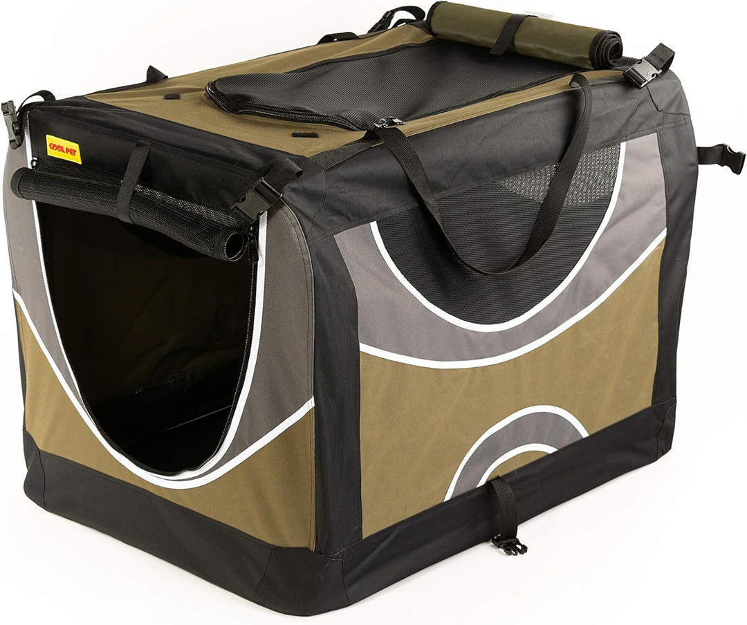 COOL PET Hundebox Transportbox, 91 * 64 * 64cm Hundehütte, Box für Hund, Katze, coolpet Hundekiste,
