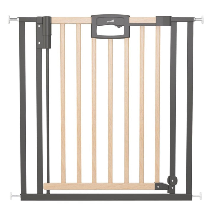 Geuther 2792+ Easylock Wood Plus Türschutzgitter Passung: 80, 5 cm - 88,5 cm TÜV/GS zertifiziert Tür