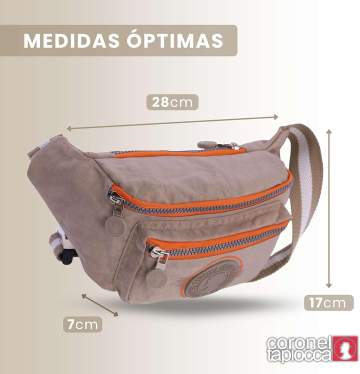 CORONEL TAPIOCCA Bauchtasche Mode Damen Wasserdicht Gürteltasche Outdoor Hüfttasche Damen Bauchtasch