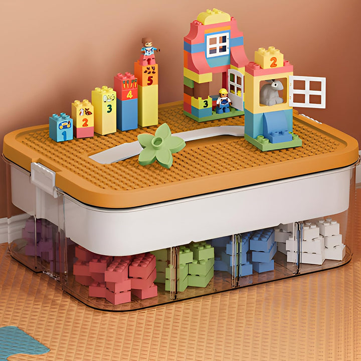 Aufbewahrungsbox für Lego Bausteine,Kisten Spielzeug Aufbewahrung mit Deckel,Sortierboxen Kleinteile