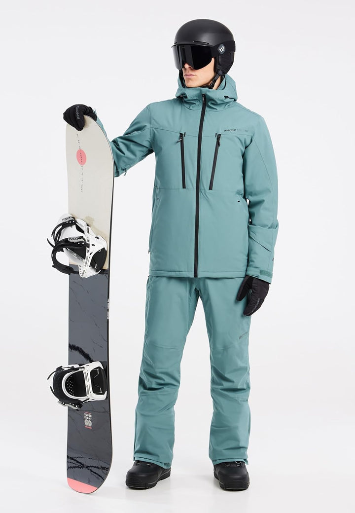 Protest Herren Ski- Und Snowboardjacke PRTTIMO 23 L Atlantic Green, L Atlantic Green