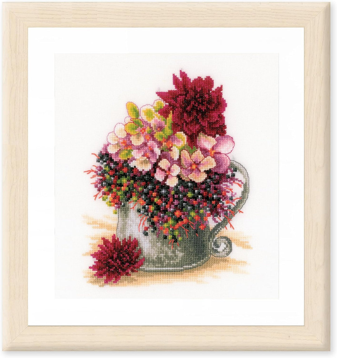 Lanarte PN-0185110 Kreuzstichset, Mehrfarbig, 19x24cm