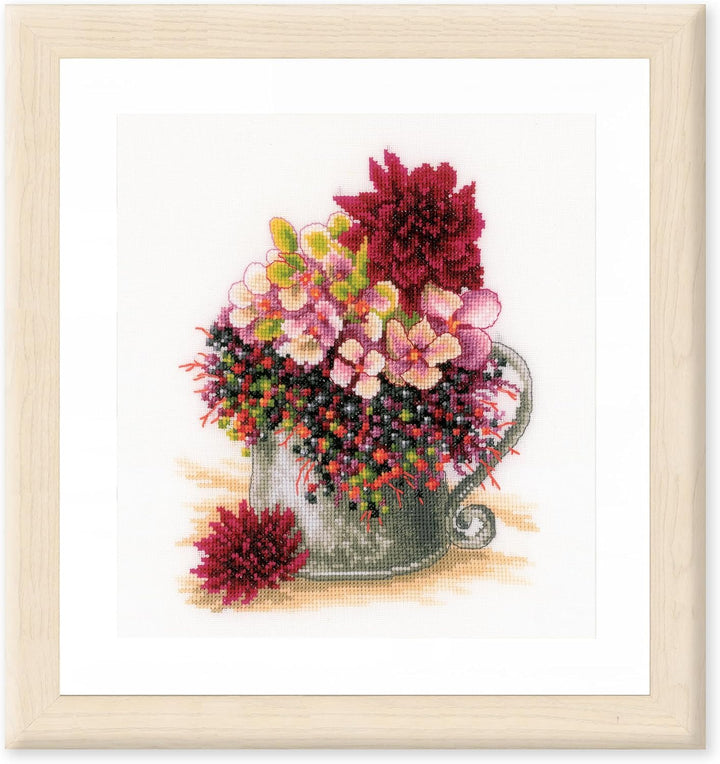 Lanarte PN-0185110 Kreuzstichset, Mehrfarbig, 19x24cm