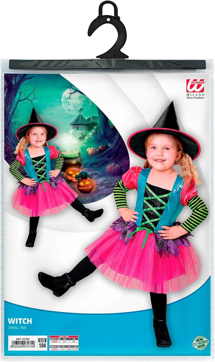 "WITCH" (dress, hat) - (104 cm / 2-3 Years), 104