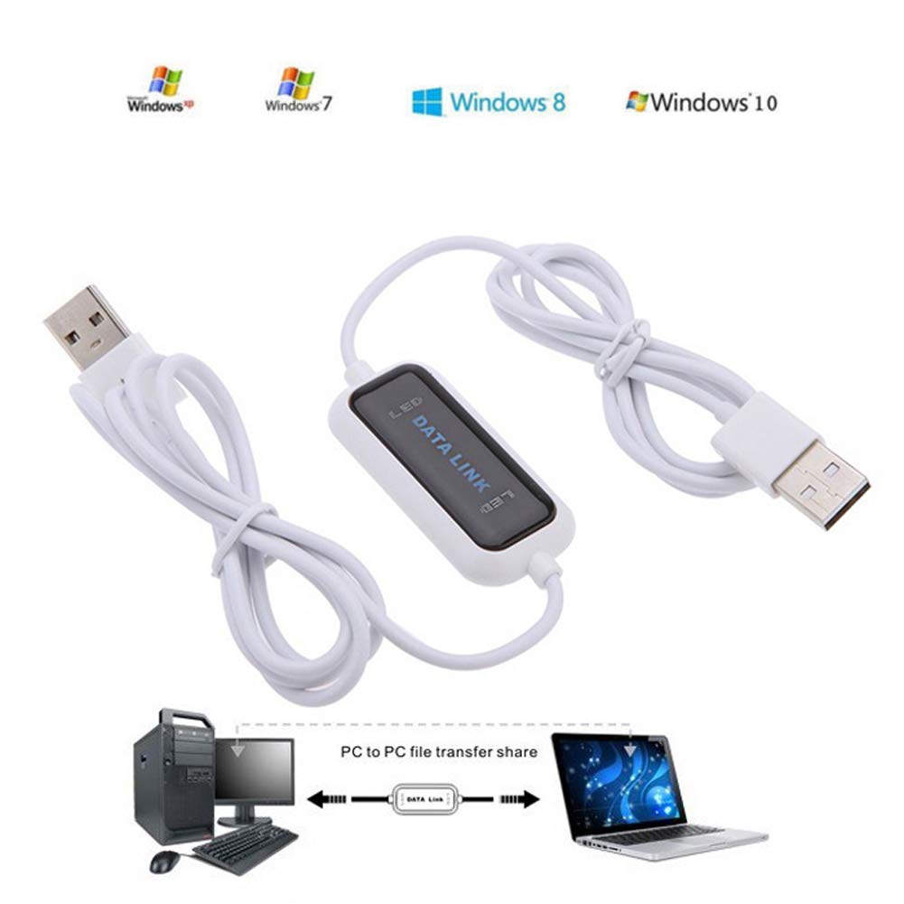 P79C High-Speed USB 2.0 Datenkabel – 160 cm PC-zu-PC Linkkabel für schnelle Datenübertragung und Mul