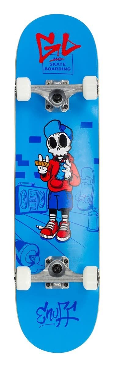 Enuff Skateboards Skully Complete Mini Skateboard Unisex Erwachsene, Unisex-Erwachsene, ENU2150 7.75