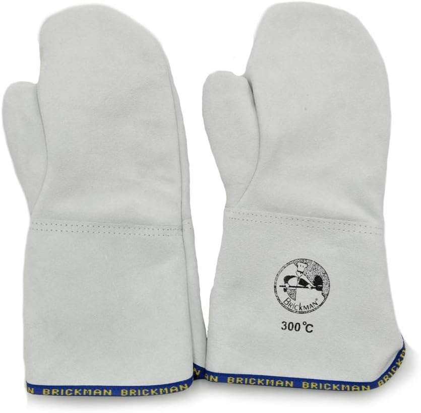 Topfhandschuhe Rotation Handgelenk-15 cm professionelle Leder von 300 °C
