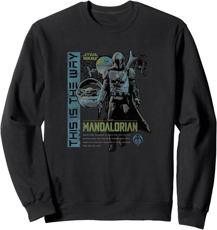 Star Wars The Mandalorian This Is The Way Collage Sweatshirt