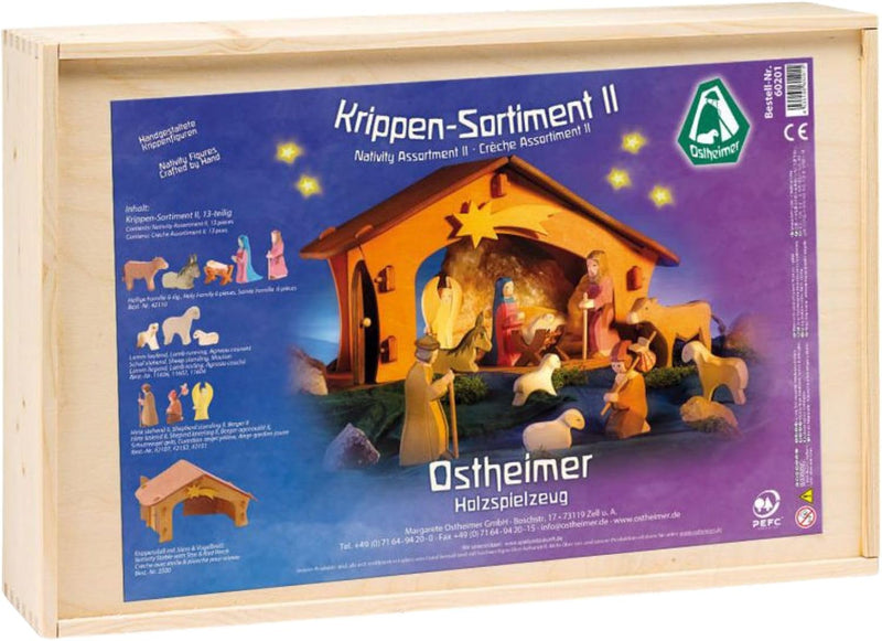 Ostheimer 60201 Krippen-Sortiment II 13 teilig