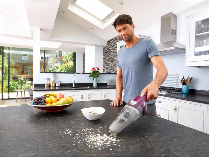 Black+Decker Akku-Handstaubsauger Dustbuster (3.6V Lithium, Handsauger beutellos + kabellos, breite