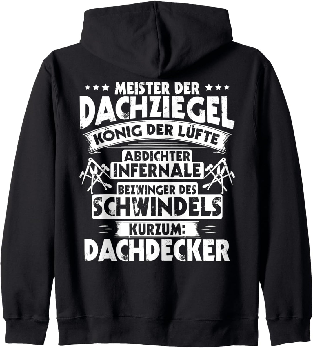 Meister Der Dachziegel Dachdecker Kapuzenjacke