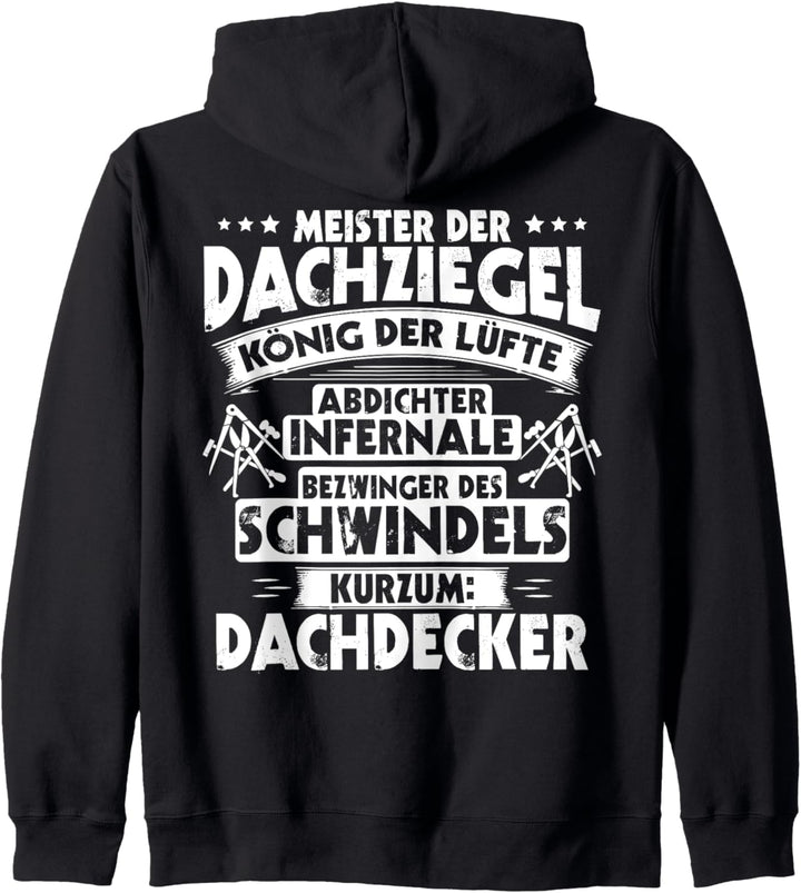 Meister Der Dachziegel Dachdecker Kapuzenjacke