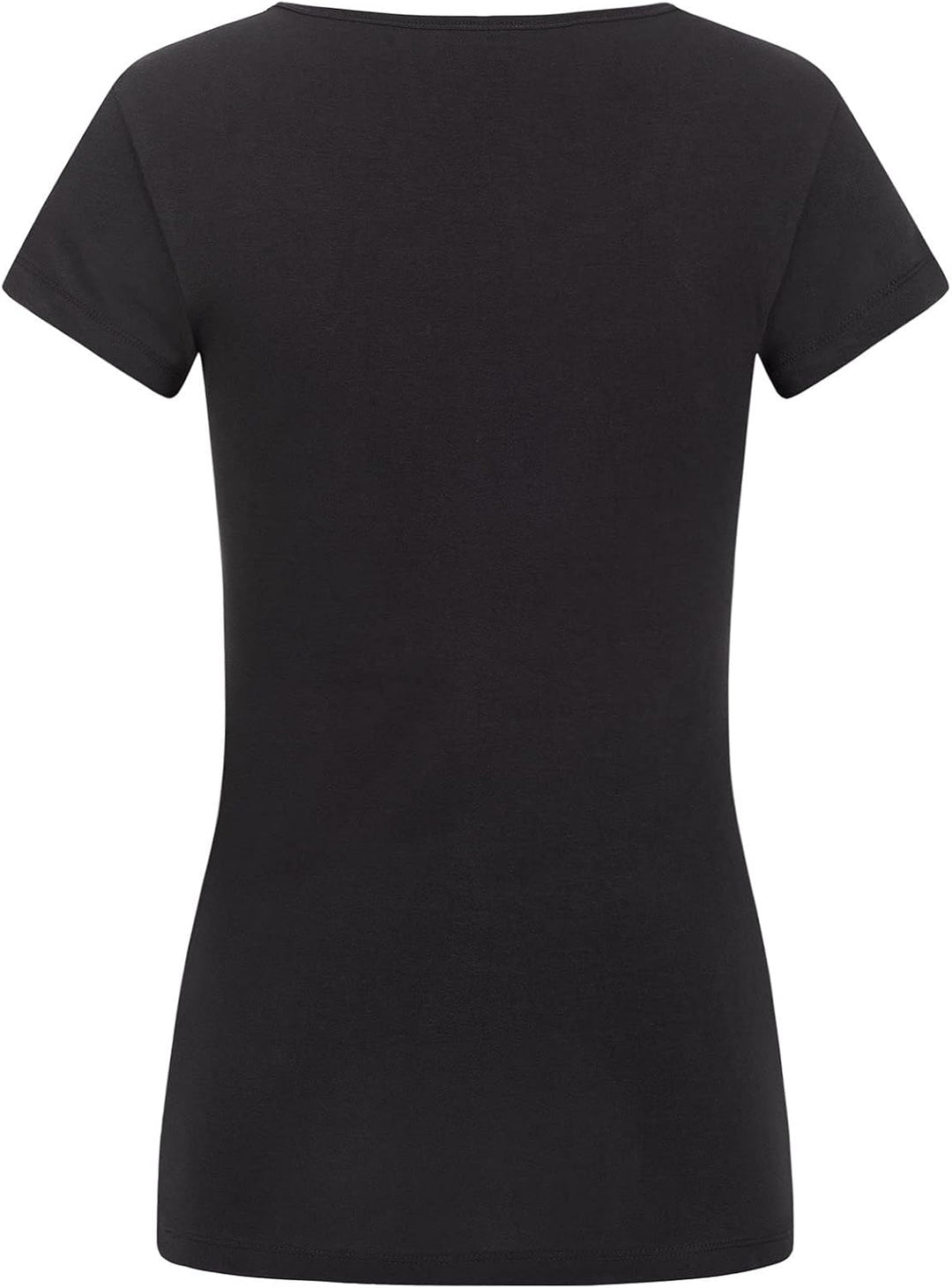 ONLY Damen T-Shirt Onllive Love Life Basic Damenshirt L 3er Pack Schwarz (Black), L 3er Pack Schwarz