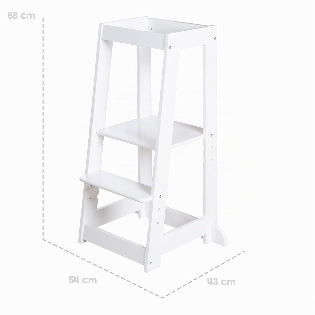 roba Lernturm nach Montessori - Sicherer Tritthocker für Kinder - Ideal als Küchenhelfer - Bis 80 kg