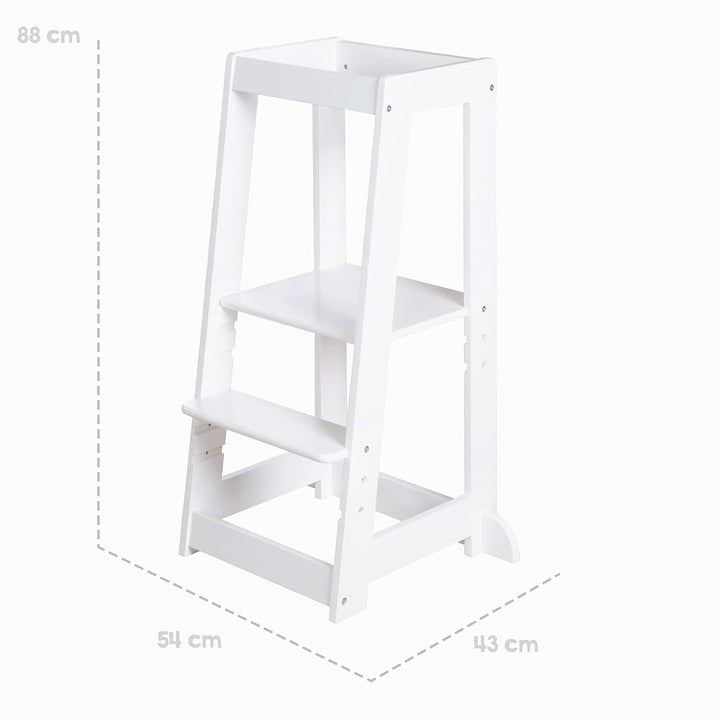 roba Lernturm nach Montessori - Sicherer Tritthocker für Kinder - Ideal als Küchenhelfer - Bis 80 kg
