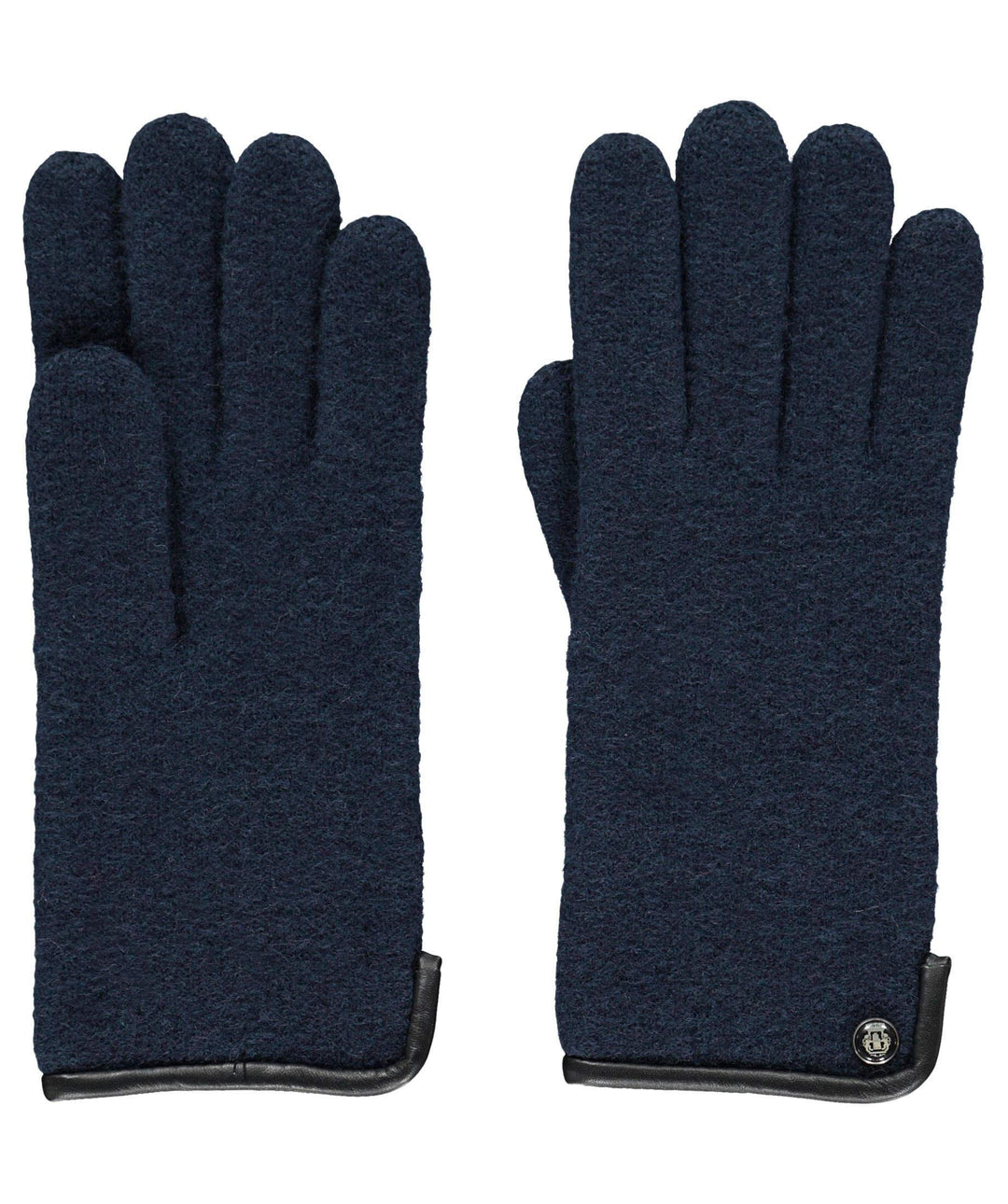 Roeckl Damen Handschuhe Original Walkhandschuh, Einfarbig 6.5 marine (52), 6.5 marine (52)