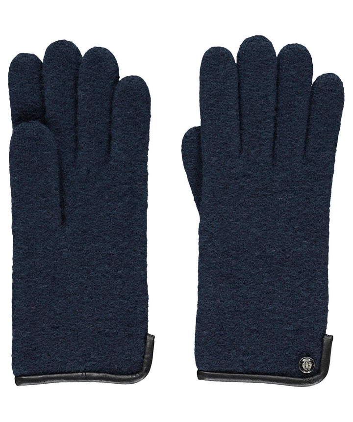 Roeckl Damen Handschuhe Original Walkhandschuh, Einfarbig 6.5 marine (52), 6.5 marine (52)