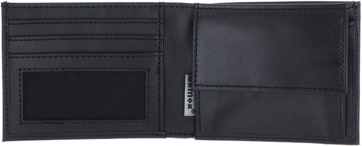 Oxmox Geldbörse Leder Leather Pocketbörse Jumping-Jack Embossed Black, Jumping-jack Embossed Black