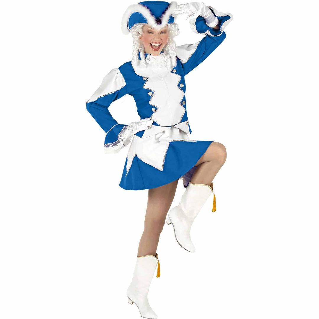 W WIDMANN MILANO Party Fashion - Kostüm Funkenmariechen, Gardeuniform, Faschingskostüme Blau M, Blau