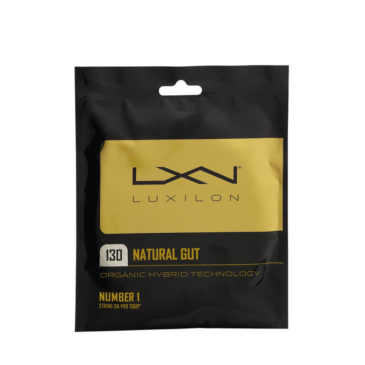 Luxilon Tennissaite Natural Gut 125, Durchmesser: 1,25 mm, Transparent, WRZ949125 130, 130