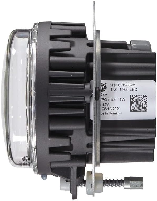 HELLA - LED/DE-Nebelscheinwerfer - 90mm Performance L4060 - 24/12V - rund - Einbau - glasklare Streu