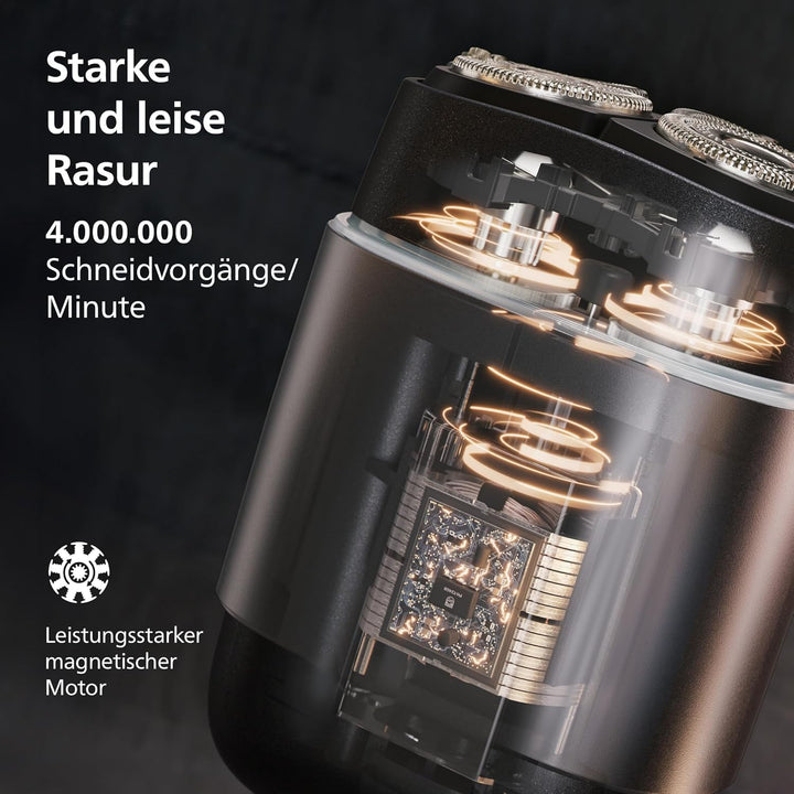 Philips Rasierer Series 700 - kompakter Elektrorasierer, Lift & Cut-System, Dual SteelPrecision-Klin