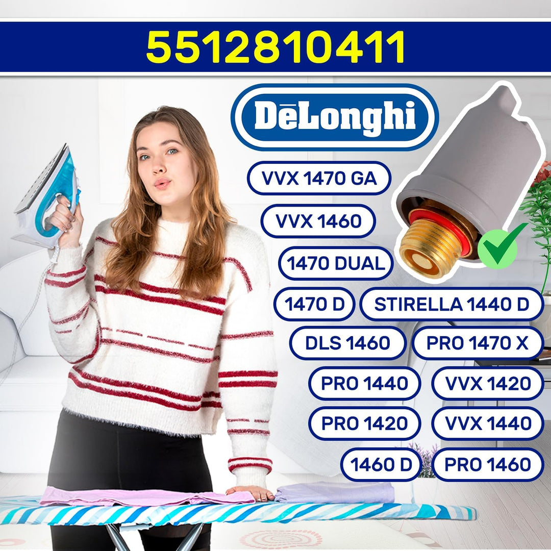 Ventil des Dampfbügelstation mit dem Originalcode 5512810411 für DeLonghi Stirella - Garantie 10 Jah