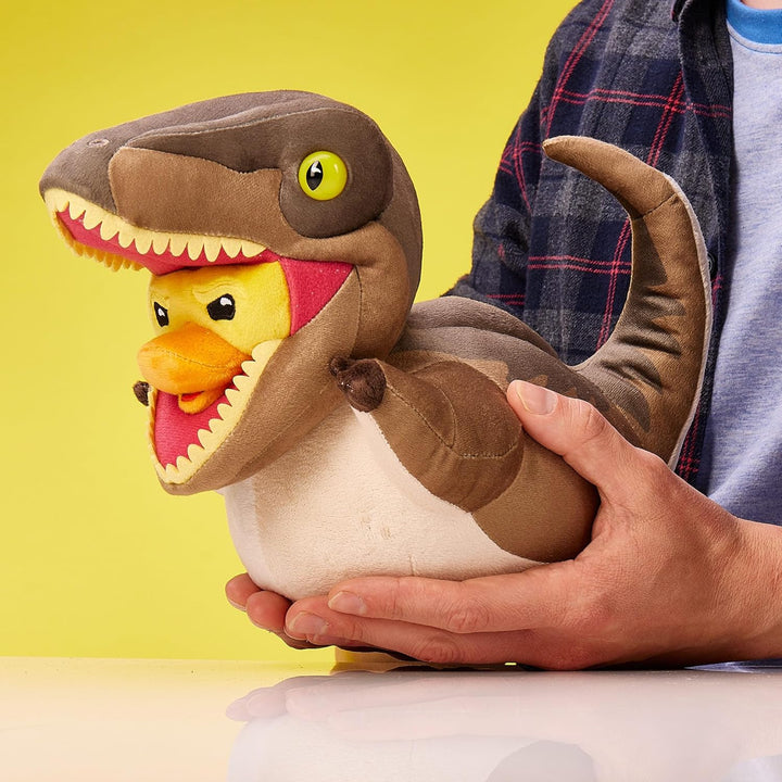 TUBBZ Velociraptor Sammler-Gummiente Plüsch - Offizielles Jurassic Park-Merchandise - Retro Filme We