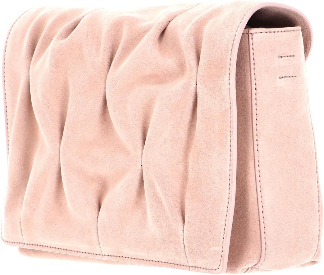 Coccinelle Marquise Goodie Suede Shoulder Bag New Pink