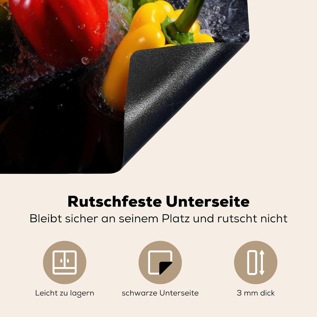 Herdabdeckplatte Einteilig Herdabdeckung Abdeckplatte für Ceranfeld Abdeckung Induktionskochfeld Auf