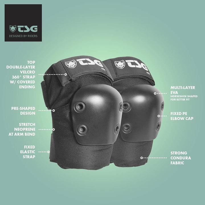 TSG Elbowpad Ace Schützer S Schwarz, S Schwarz