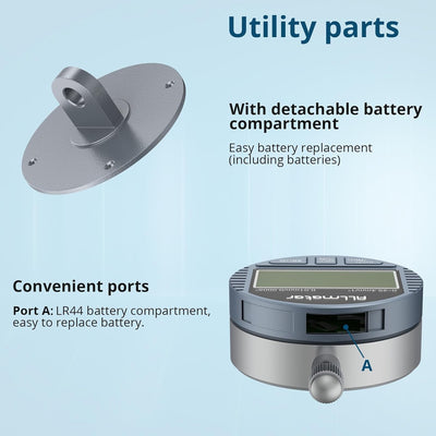 ALLmeter 0.01/0.0005'' Digital Messuhr 0-25.4 mm/1" mit Toleranzfunktion Zoll/metrische Umrechnung D