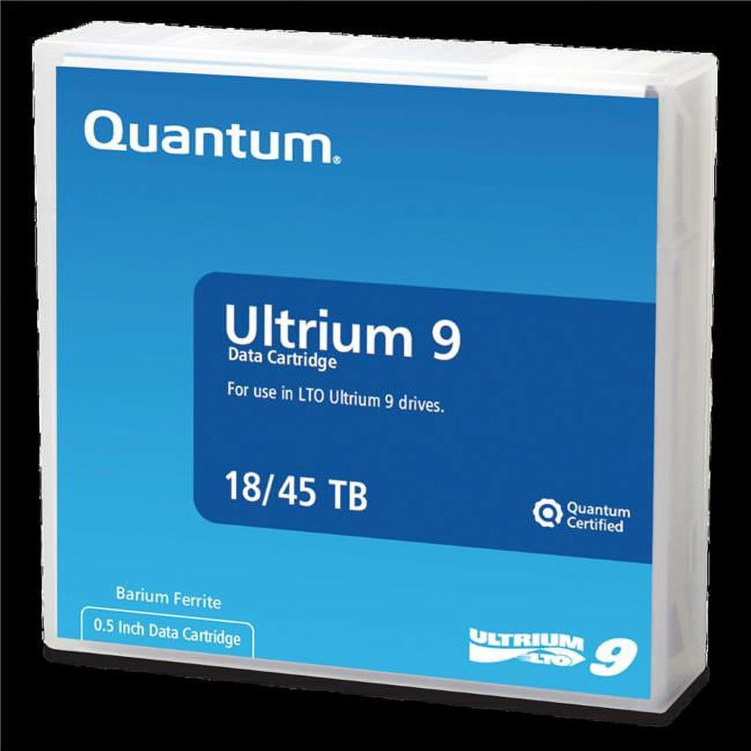 Quantum Ultrium LTO 9 Data Cartridge 18TB Native / 45TB 2.5:1 Compression, Black (MR-L9MQN-01)