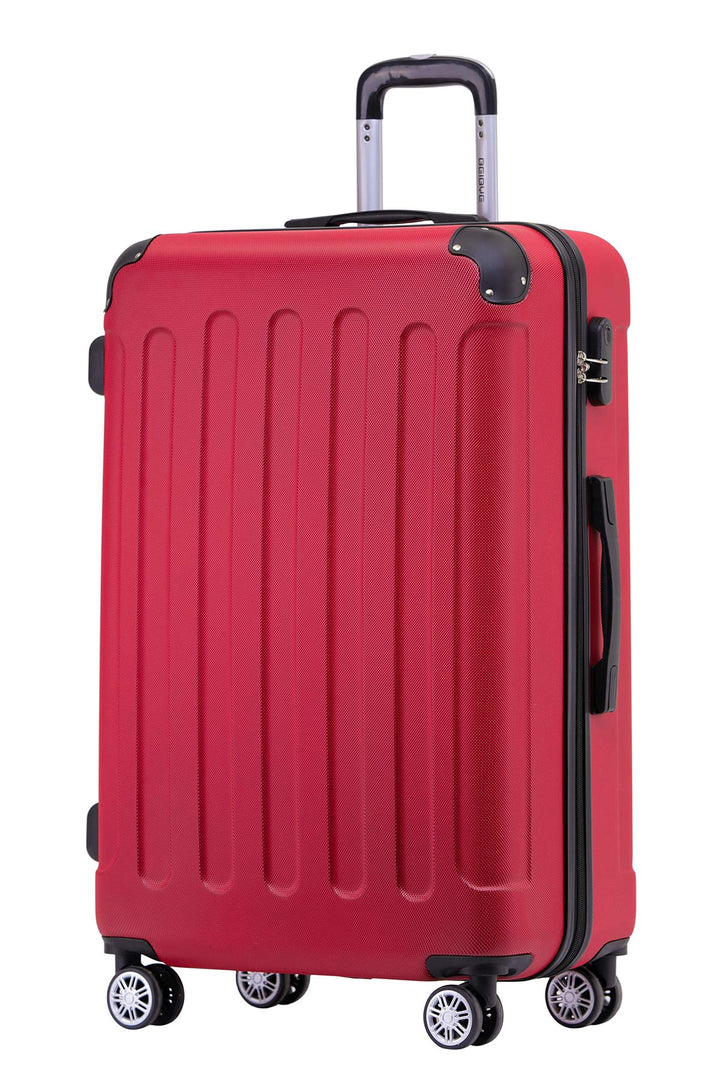 BEIBYE Hartschalen-Koffer Trolley Rollkoffer Reisekoffer Sicherheit Zahlenschloss Zwillingsrolle ABS