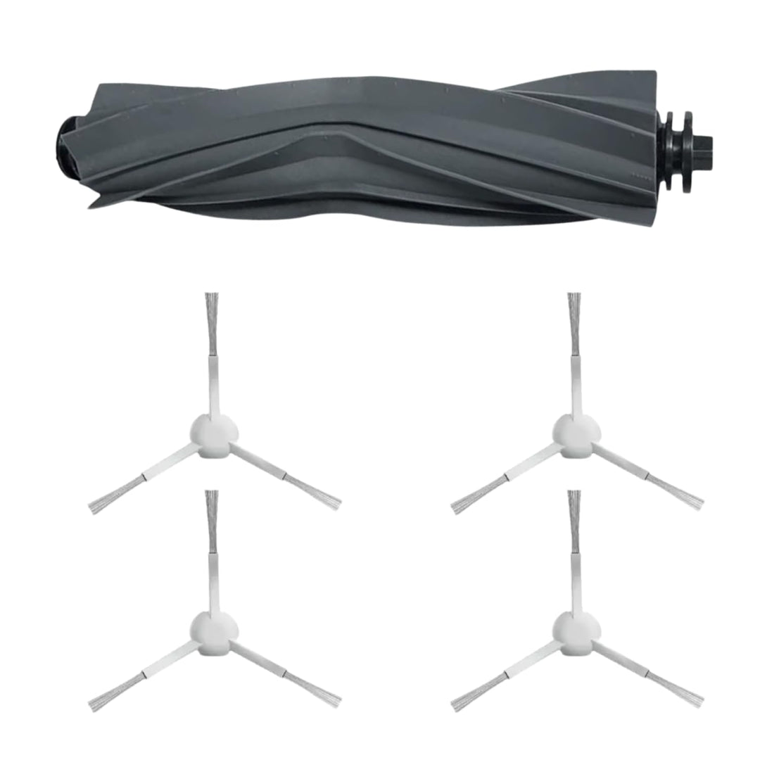 Roboparts® Set mit Hauptwalze V und 4 Seitenbürsten für Dreame D10 Plus/L10 Plus/Z10 Pro 5-in-1-pack