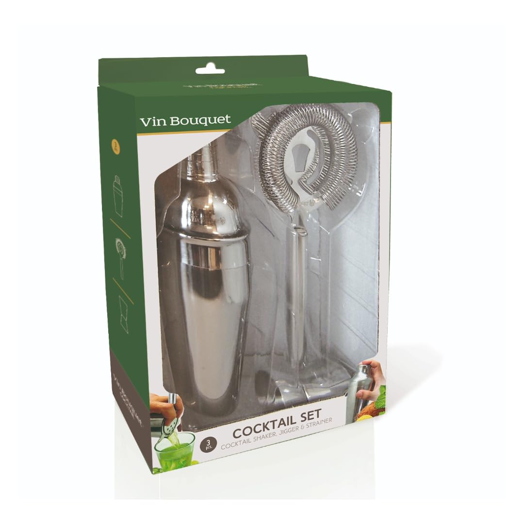 Vin Bouquet FIK 029 Set - Cocktail-Set, Messbecher und Cocktailsieb
