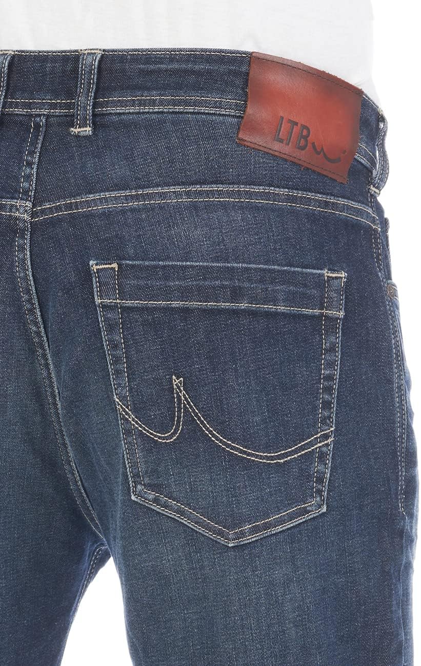 LTB Herren Jeans Hose PaulX Straight Fit Jeanshose Basic Baumwolle Denim Stretch Blau Schwarz w28 w2