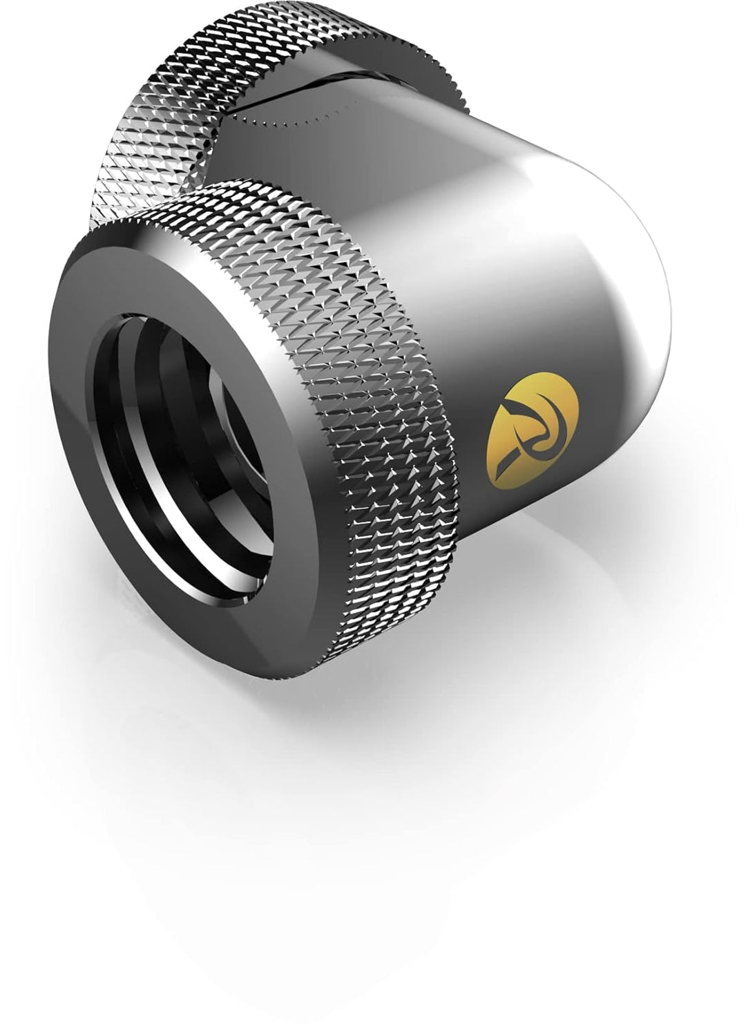 Raijintek Verbindungsstück PELIAS D140906, 14 mm, 90-Grad-Adapter, 6 Stück, silberfarben